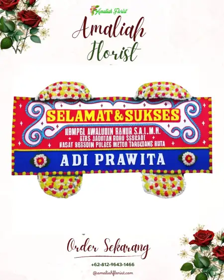 Papan Bunga Ucapan Selamat kapuas